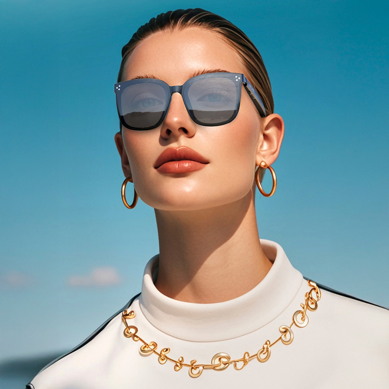 Gafas inteligentes GS260, responder y rechazar llamadas, control de música con sonido envolvente.