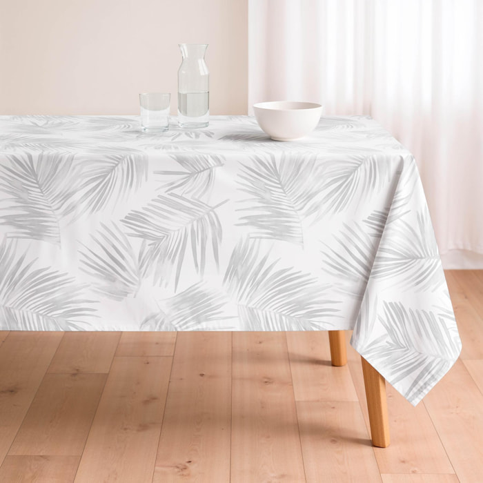 Nappe anti-taches MADISON GRIS - en 100 % coton