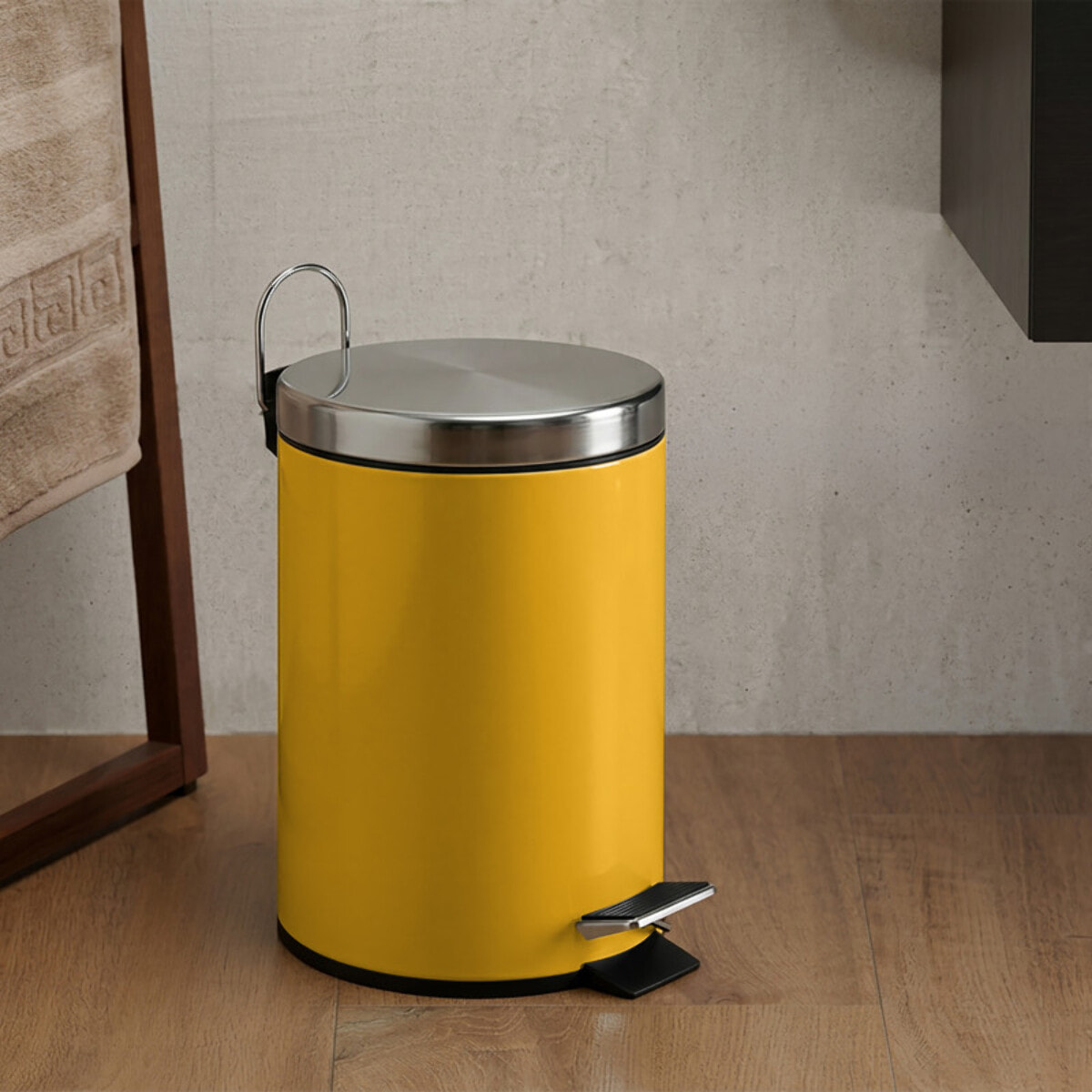 MSV Poubelle à  pédale Inox 3L Safran