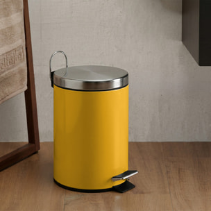 MSV Poubelle à  pédale Inox 3L Safran