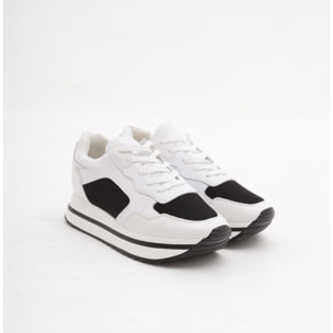 SNEAKERS CHOCOLA' RUNNING ALTA BIANCO