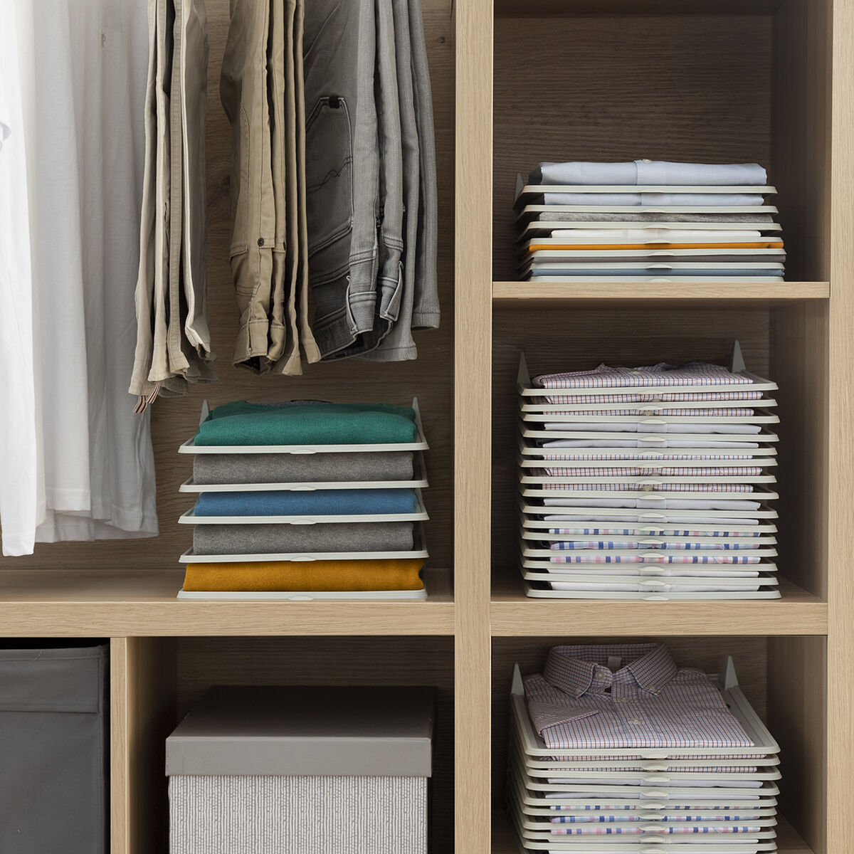 Set de Bacs Organisateurs pour les Vêtements Clorack InnovaGoods