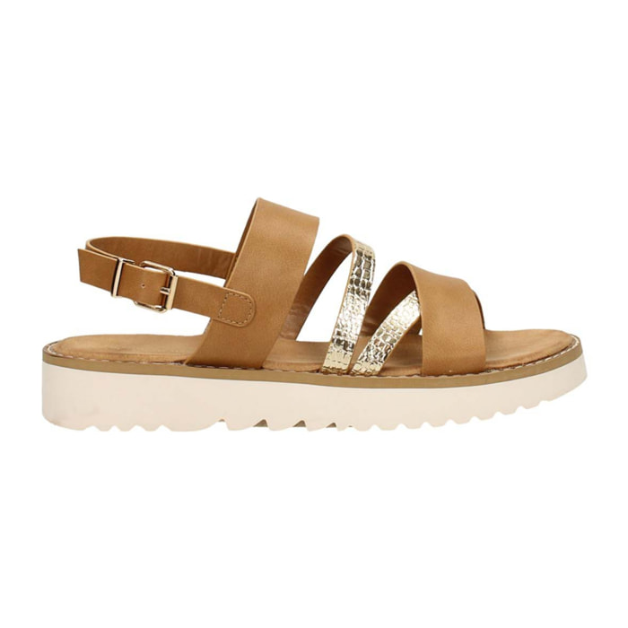 Sandali Donna Tata Italia Cammello
