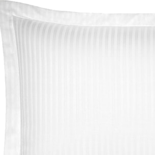 Lot de deux taie d'oreiller 100% satin coton amboise