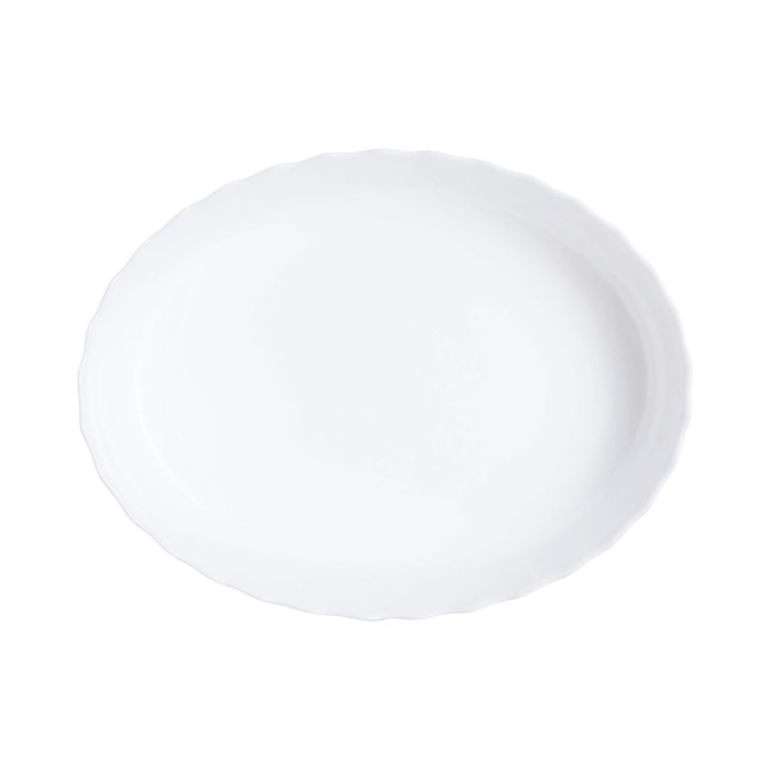 Fuente para horno ovalada blanca 22X17 cm Smart Cuisine Trianon - Luminarc