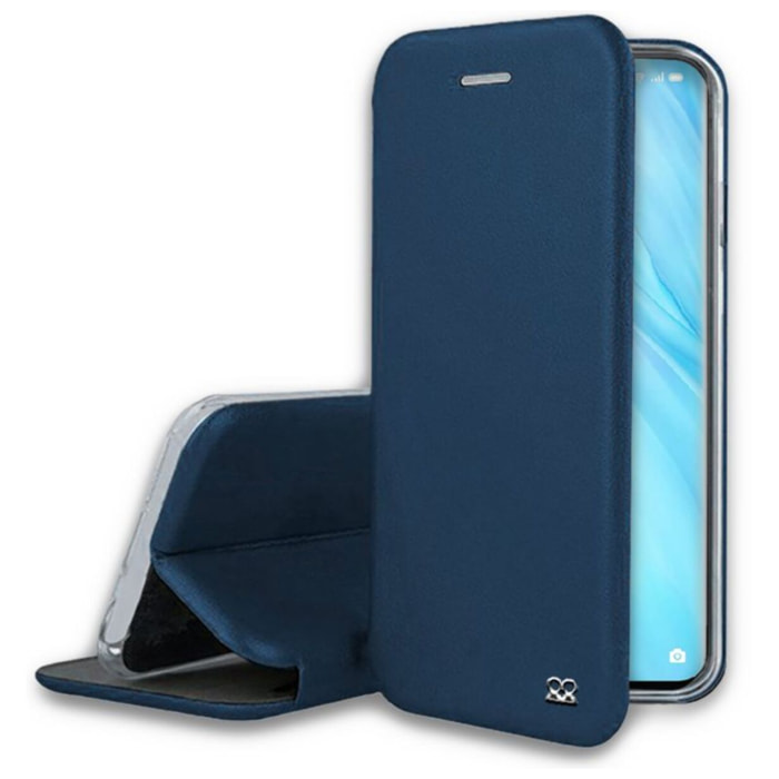 Etui IBROZ Oppo Reno 4 Pro Cuir bleu