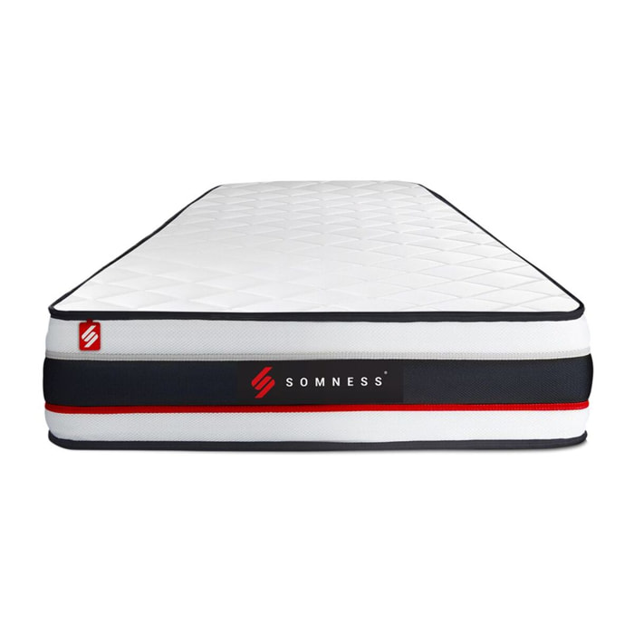 Matelas Mousse haute densitée avec micro-cellules d'air - Confort très ferme et accueil tonique - 19 d'épaisseur, 1 zone de confort - Moins d'enfoncement plus de liberté - 1 place