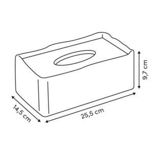 Boîte à mouchoirs Oleya beige