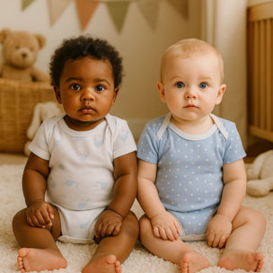 Pack 4 Body Basico Manga Corta