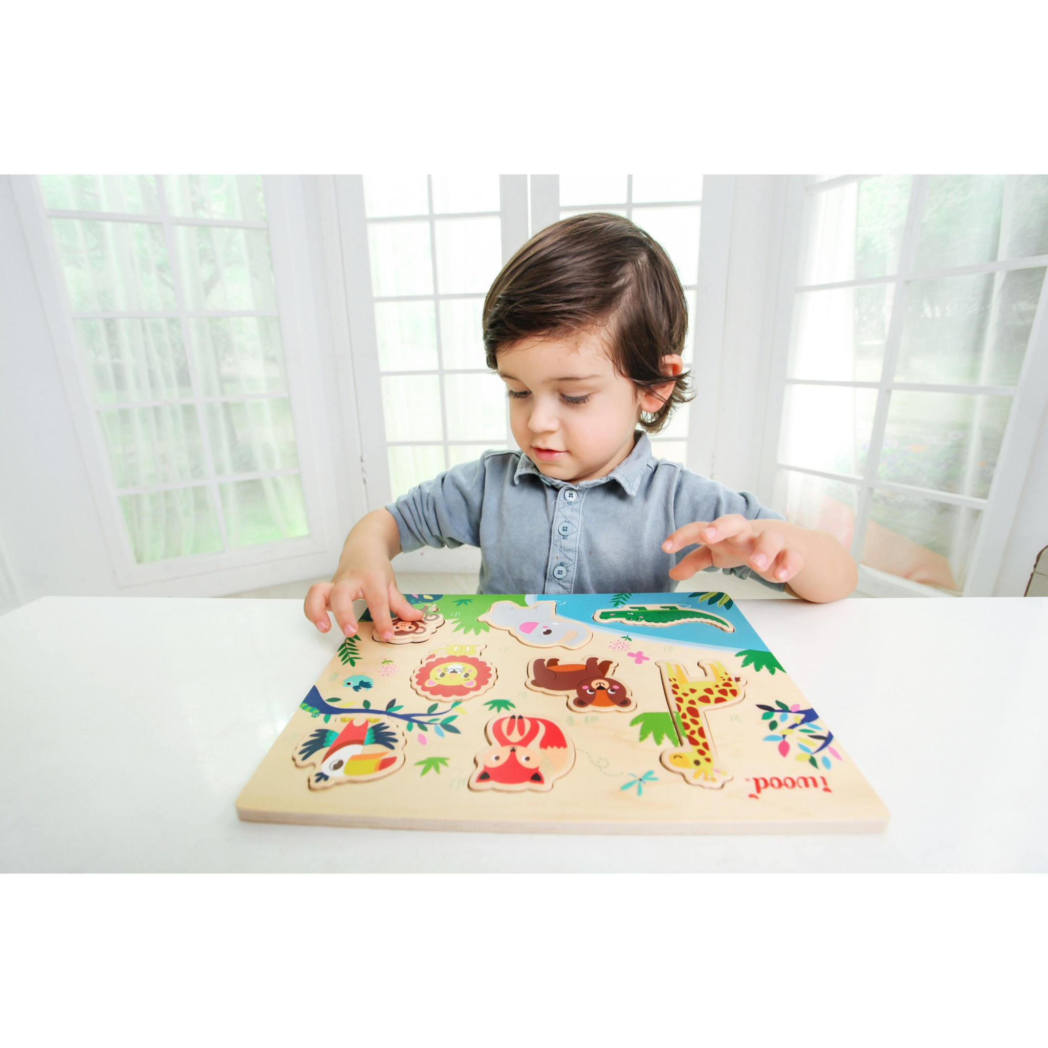 PUZLE DE ANIMALES: JUNGLA