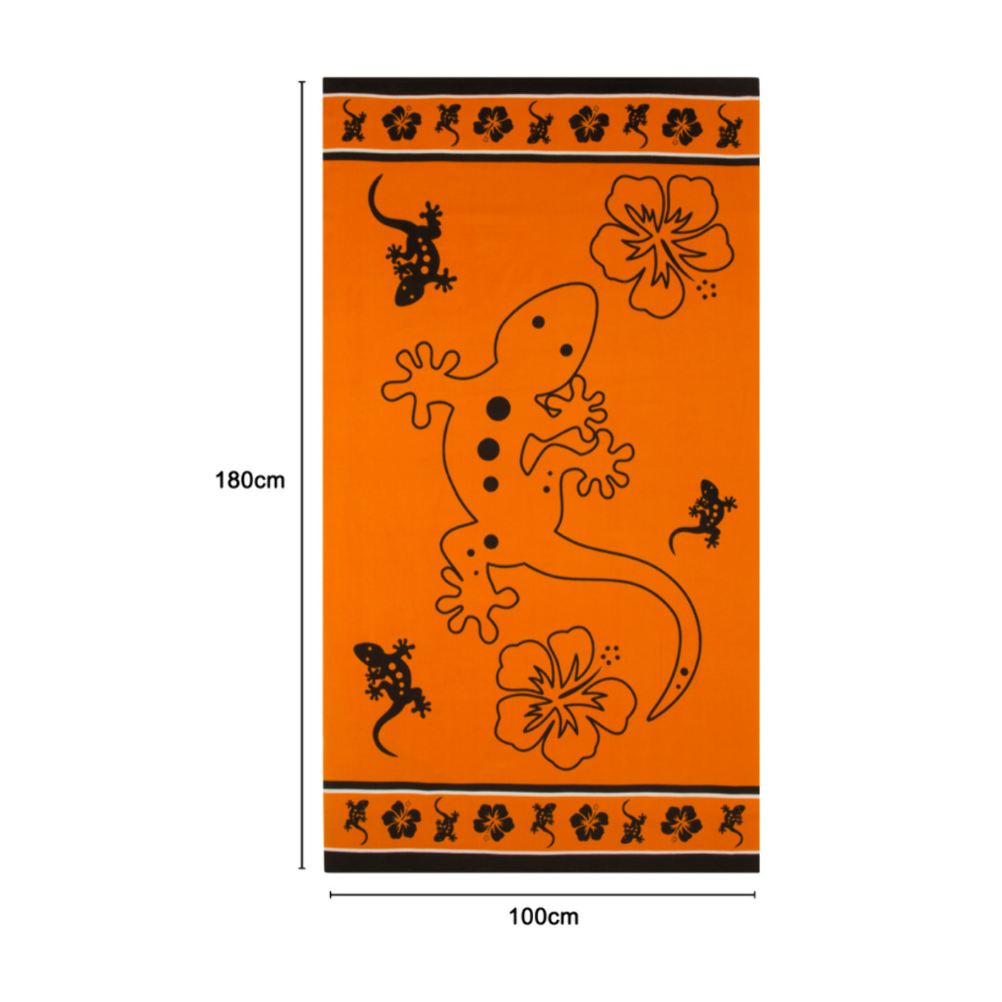 Telo Mare Grande 100x180 Spugna Maui Big Geko D11