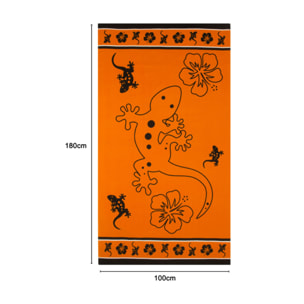 Telo Mare Grande 100x180 Spugna Maui Big Geko D11