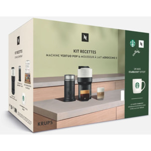 Nespresso KRUPS Vertuo POP + Aeroccino STARBUCKS