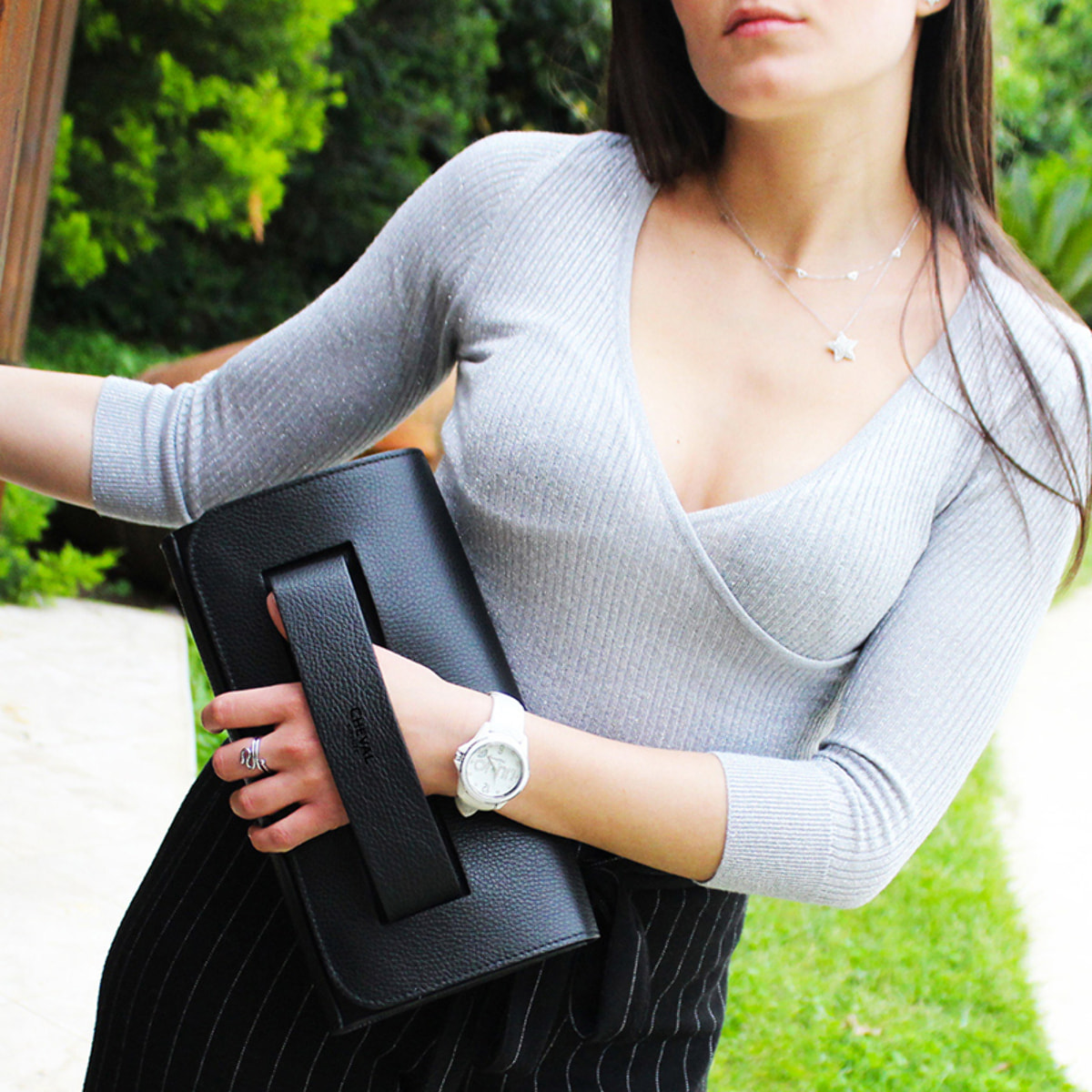 Pochette Cheval Firenze Hamal Nero