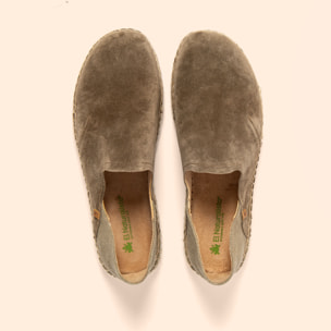 Zapatos N677 SILK SUEDE-COTTON LAND / CAMPOS color Land