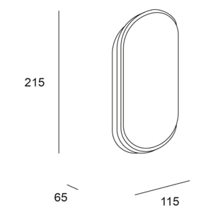 Forlight Aplique Ip65 New Flash Led 13,4W 3000K Blanco 1401Lm