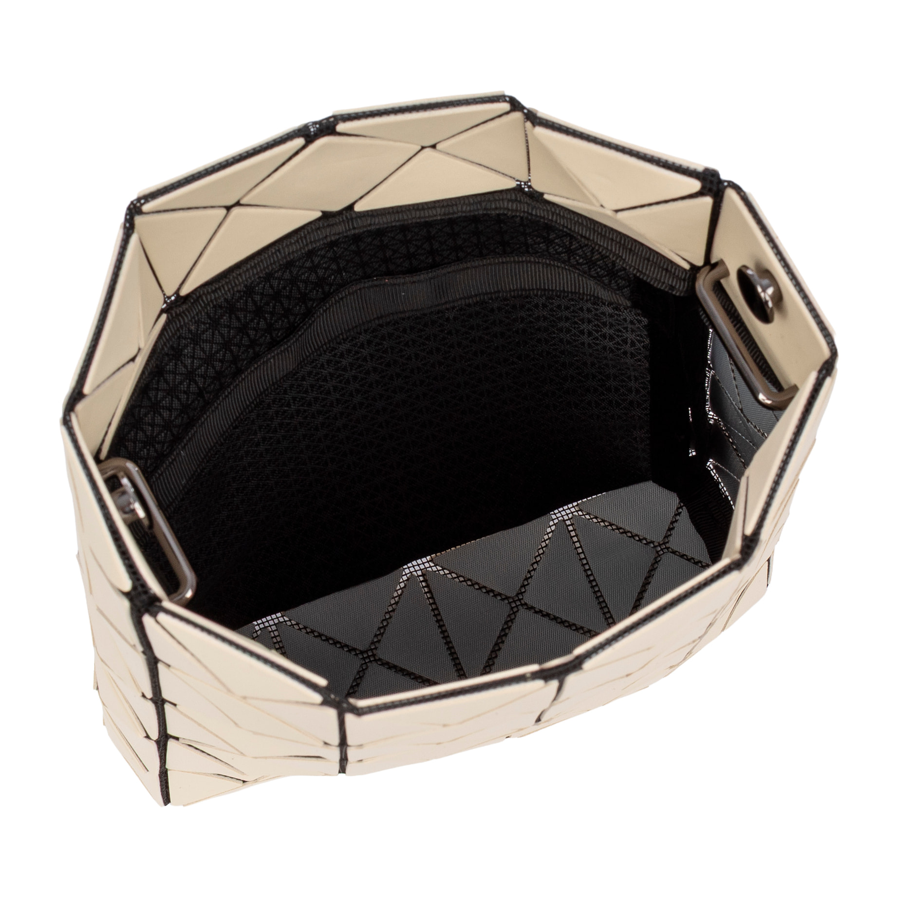 Aterno borsa a tracolla e a mano con design geometrico.