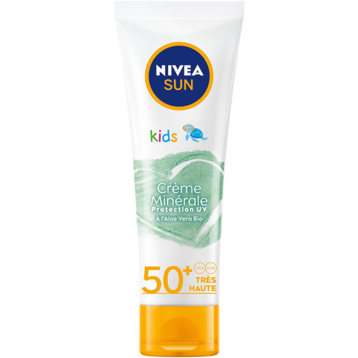 Pack de 2 - Protection solaire enfants Crème Minérale NIVEA SUN Protection UV FPS 50+ à l'Aloe Vera 50ml