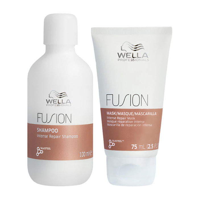 WELLA Kit Fusion Intense Repair Shampoo 100ml + Mask 75ml
