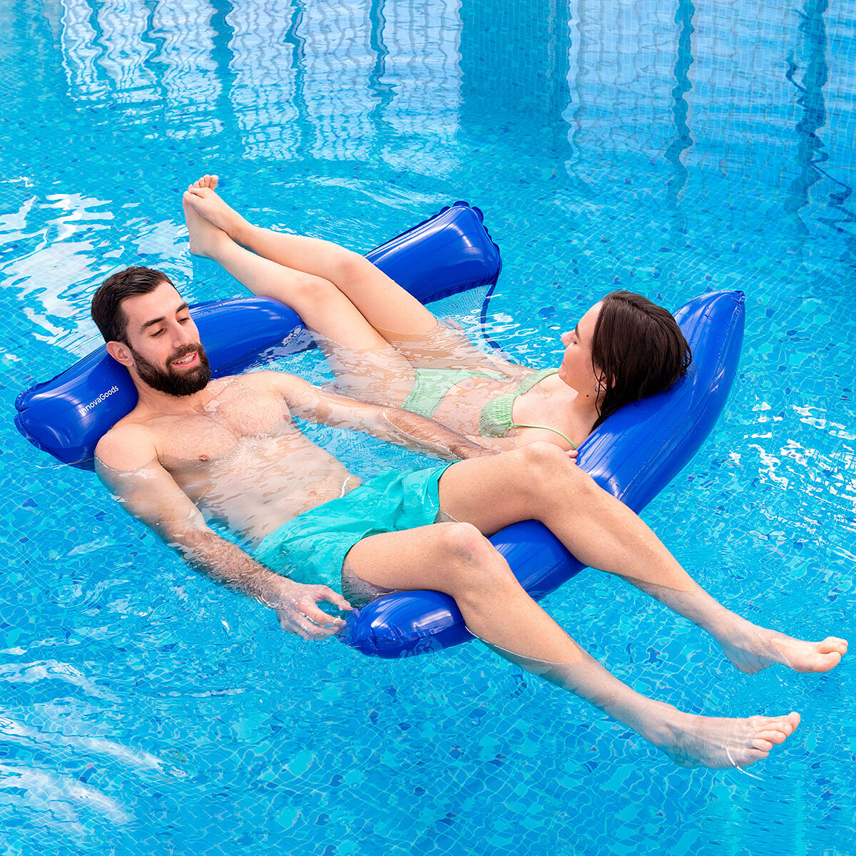 Amaca Galleggiante Doppia da Piscina Twolok InnovaGoods