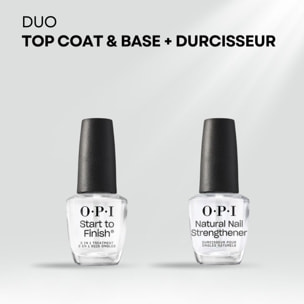 Duo Base Coat et Durcisseur - 15ml Base Coat, Top Coat