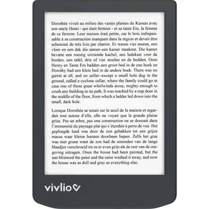 Liseuse eBook VIVLIO Coffret 2en1 Light ZEN+Housse