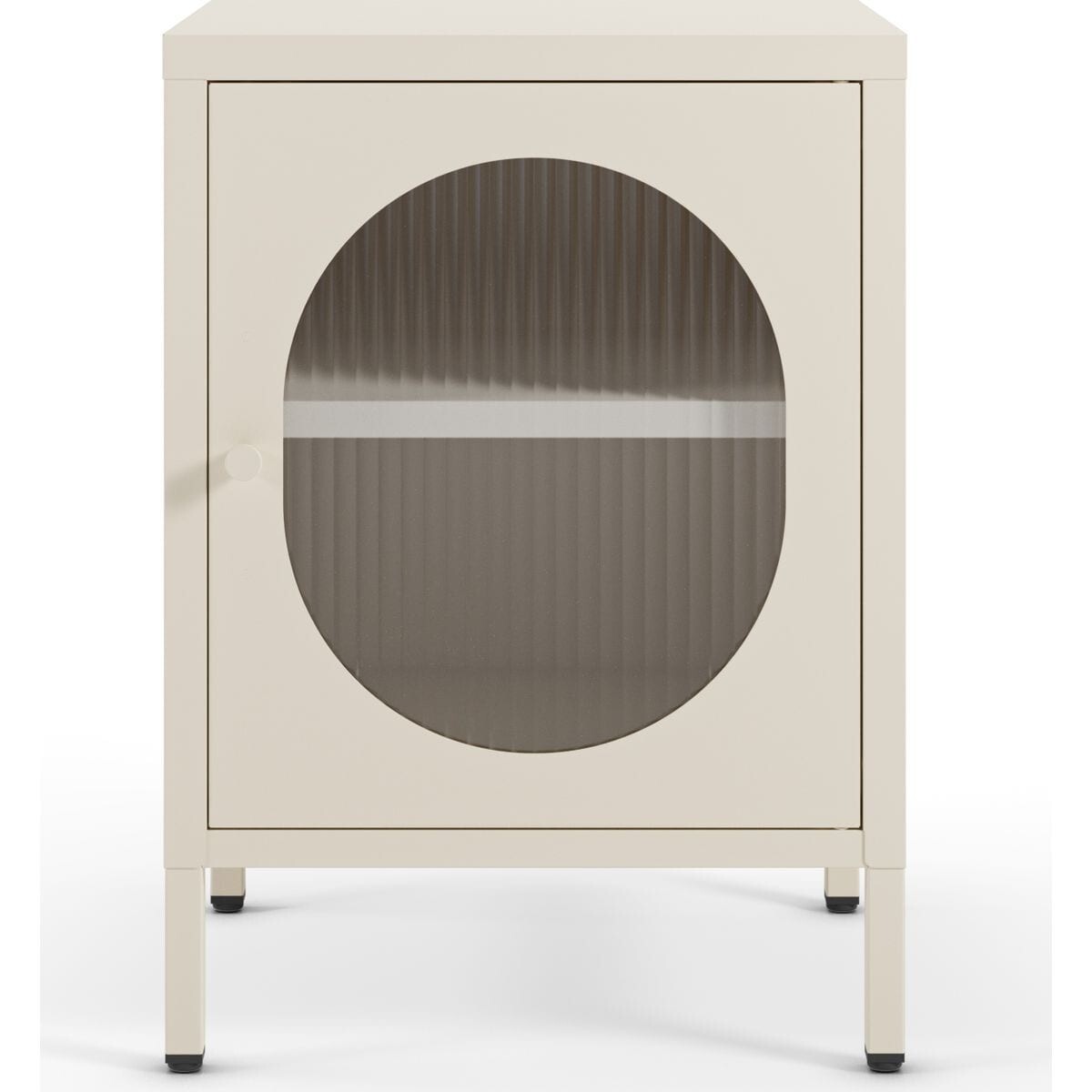 Table de chevet 1 porte en métal - YSIA