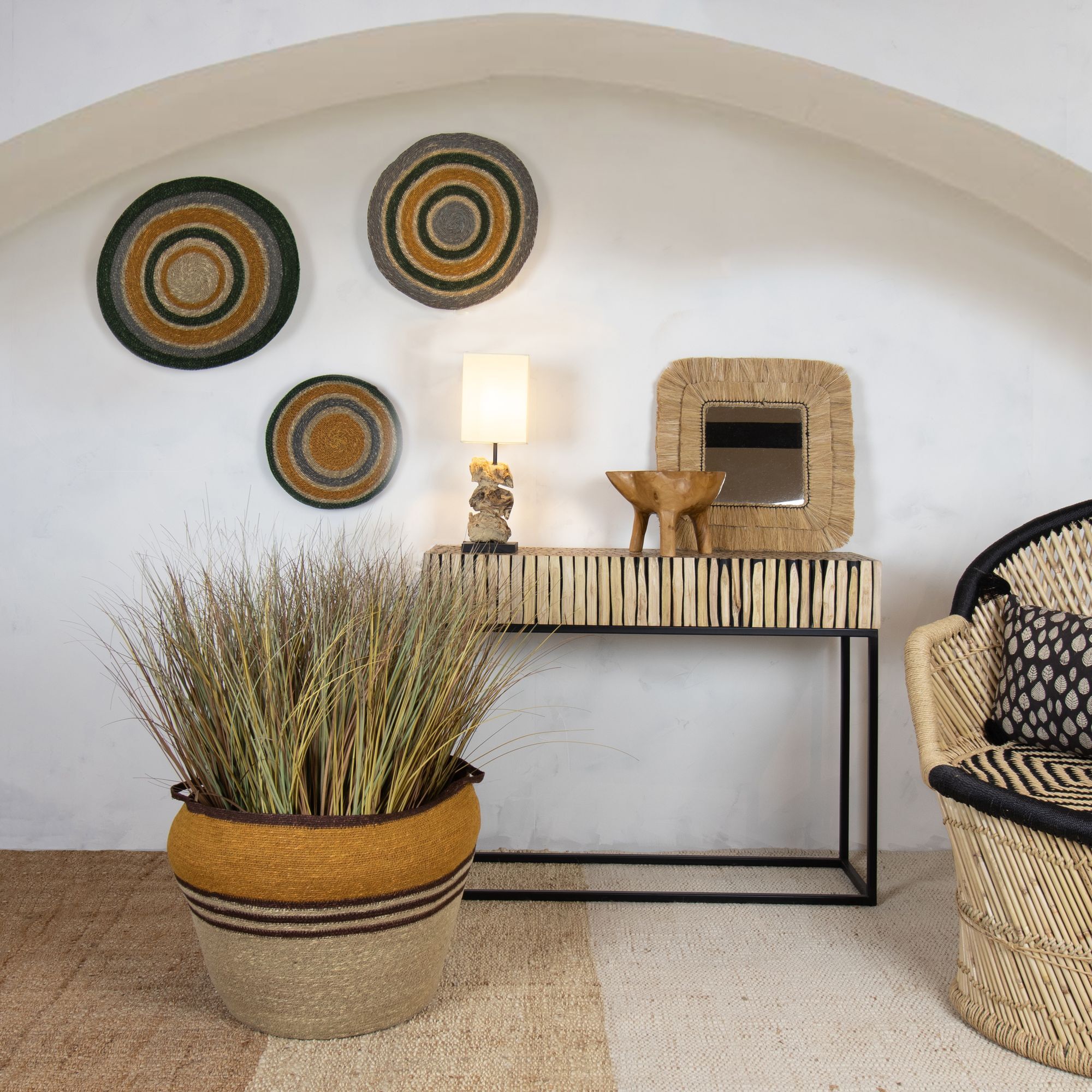 Panier en jonc de mer h39cm CHOBIE
