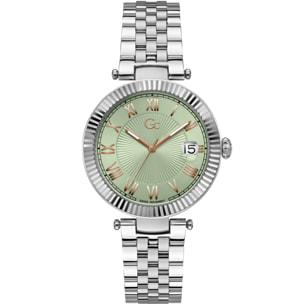 Gc Reloj De Cuarzo De Día Y Fecha Gc Flair