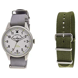 Reloj Zeno ZE5231-6 Hombre Analogico Cuarzo con Correa de Tela