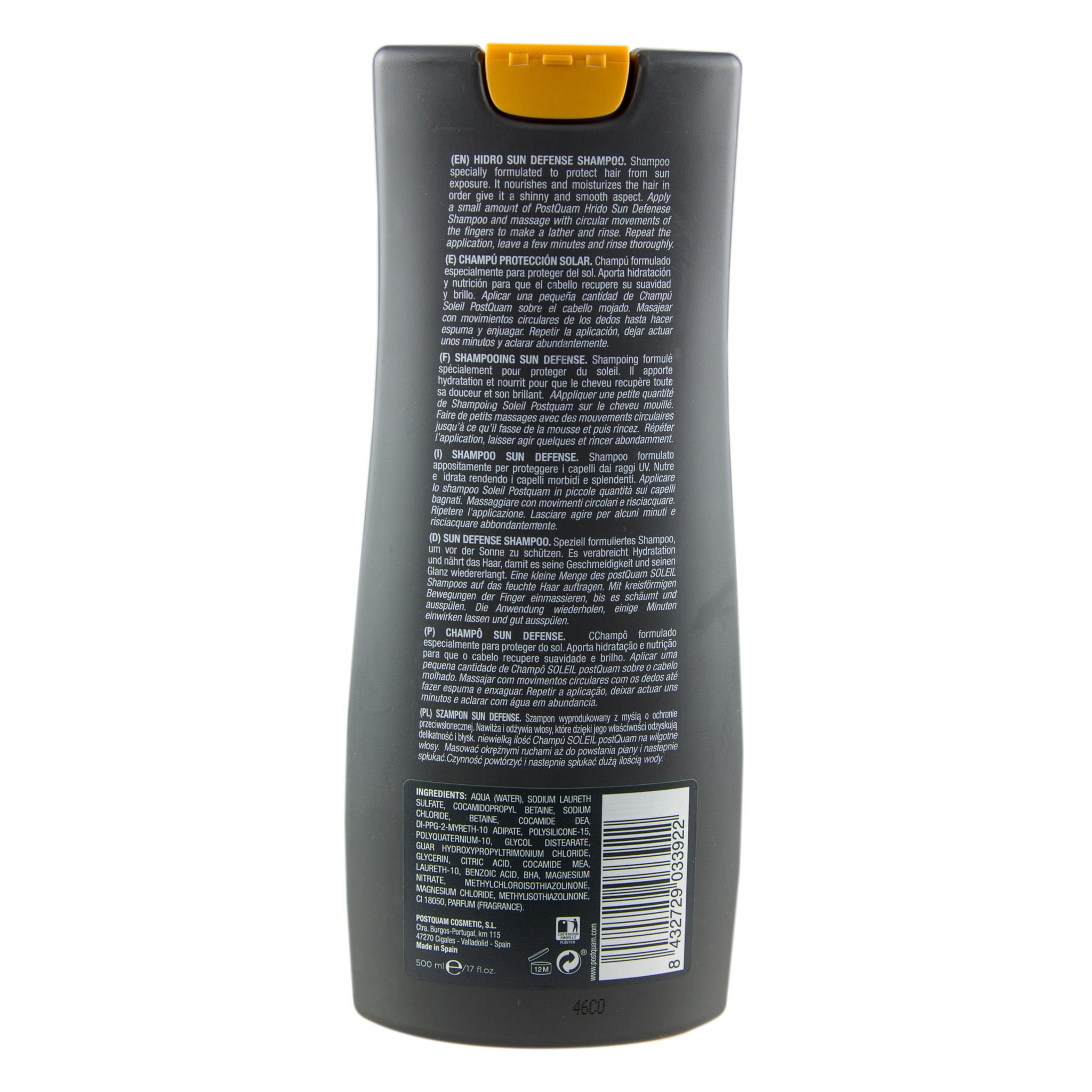 Specific shampoo hidro sun defense 500 ml.