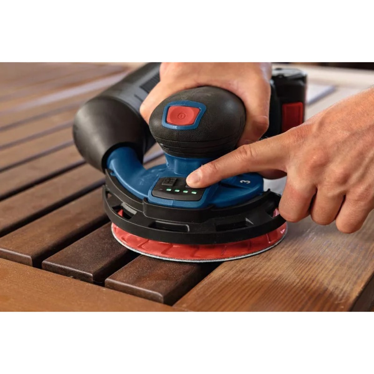 Ponceuse excentrique sans-fil GEX 18V-150-3 Professional - Livrée sans batterie et sans chargeur - BOSCH - 0601372903