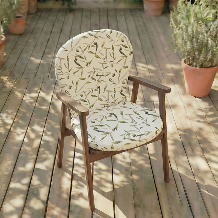 Coussin de chaise - T07 - Multicolore - 93x47x5 cm