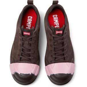 Scarpe stringate - CAMPER Junction Runner - Marrone - Pelle nabuk