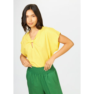 CONBIPEL BLUSA GIALLO