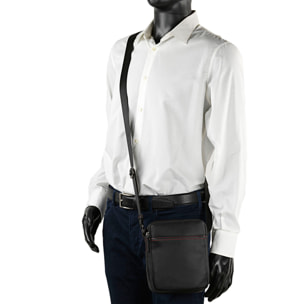 Bandolera Hombre Sintetica Jaslen Gloucester Negro