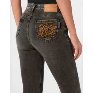 PHILIPP PLEIN Jegging de cintura alta