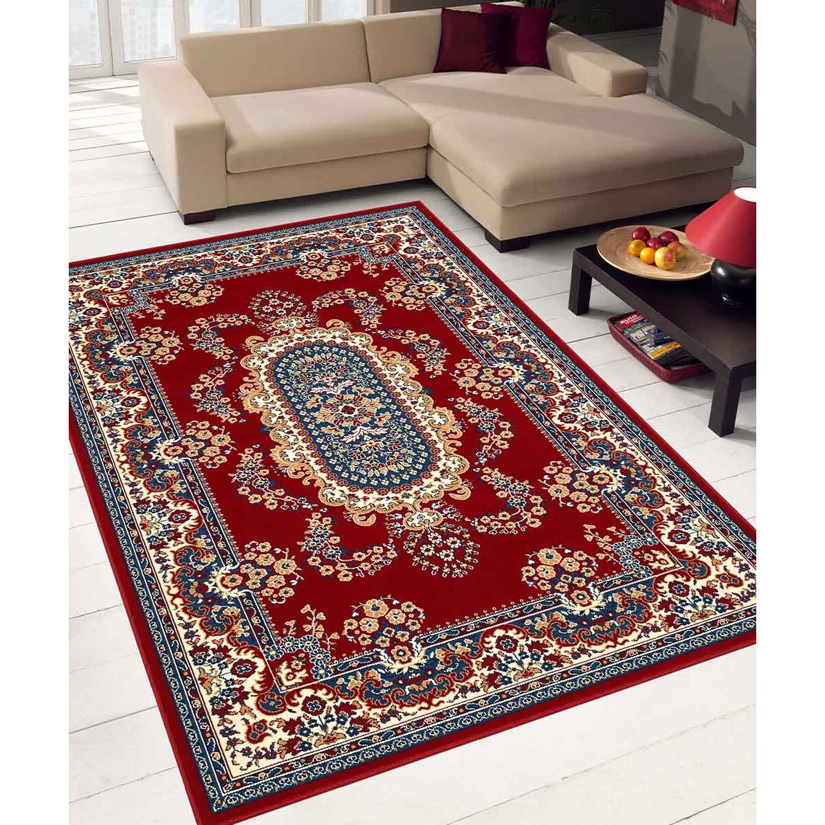 Tappeto Stile Persiano Rosso