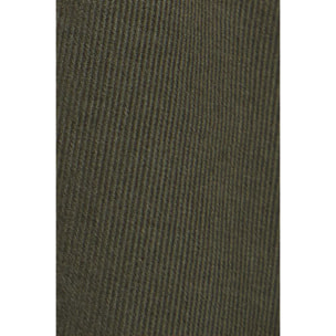 Camicia con tasche Massachusetts verde kaki con ricamo Polo Club