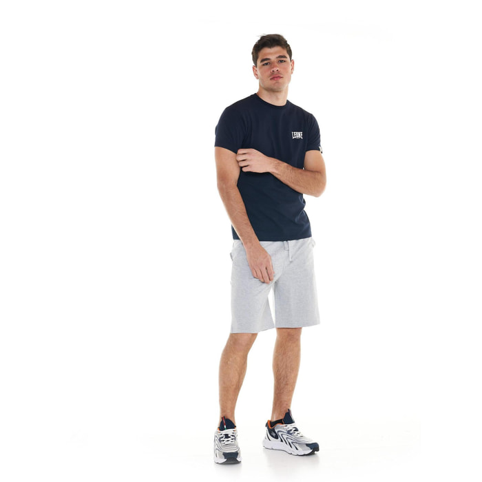 Camiseta de hombre Leone Basic de algodón de manga corta