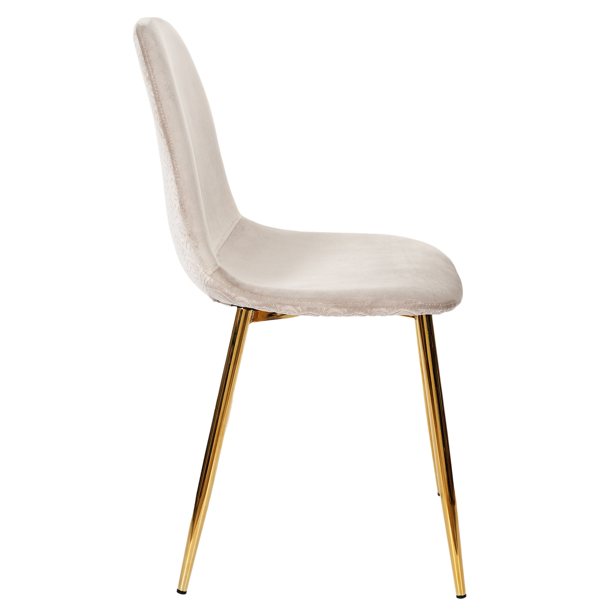 Chaise Pieds Dore - Lot de 4