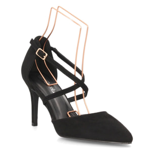 Zapatos elegantes con tiras cruzadas para mujer