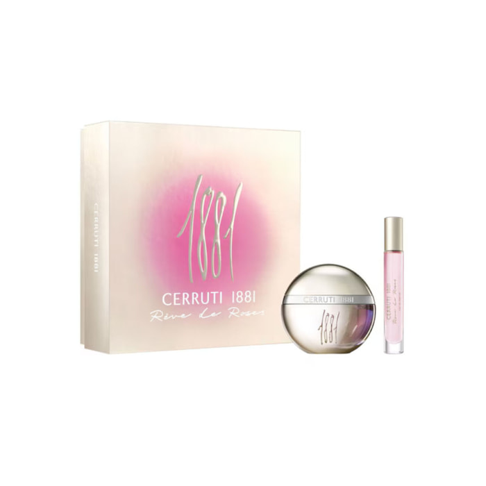 1881 Rêve de Roses - Coffret Eau de Parfum 50ml + Vaporisateur de sac 10ml