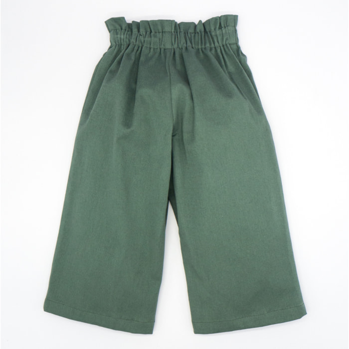 PANTALÓN BOLSILLOS CORAZÓN SARGA VERDE