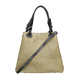 Borsa Shopper da donna In Vera pelle Made in Italy 32x29x17 cm