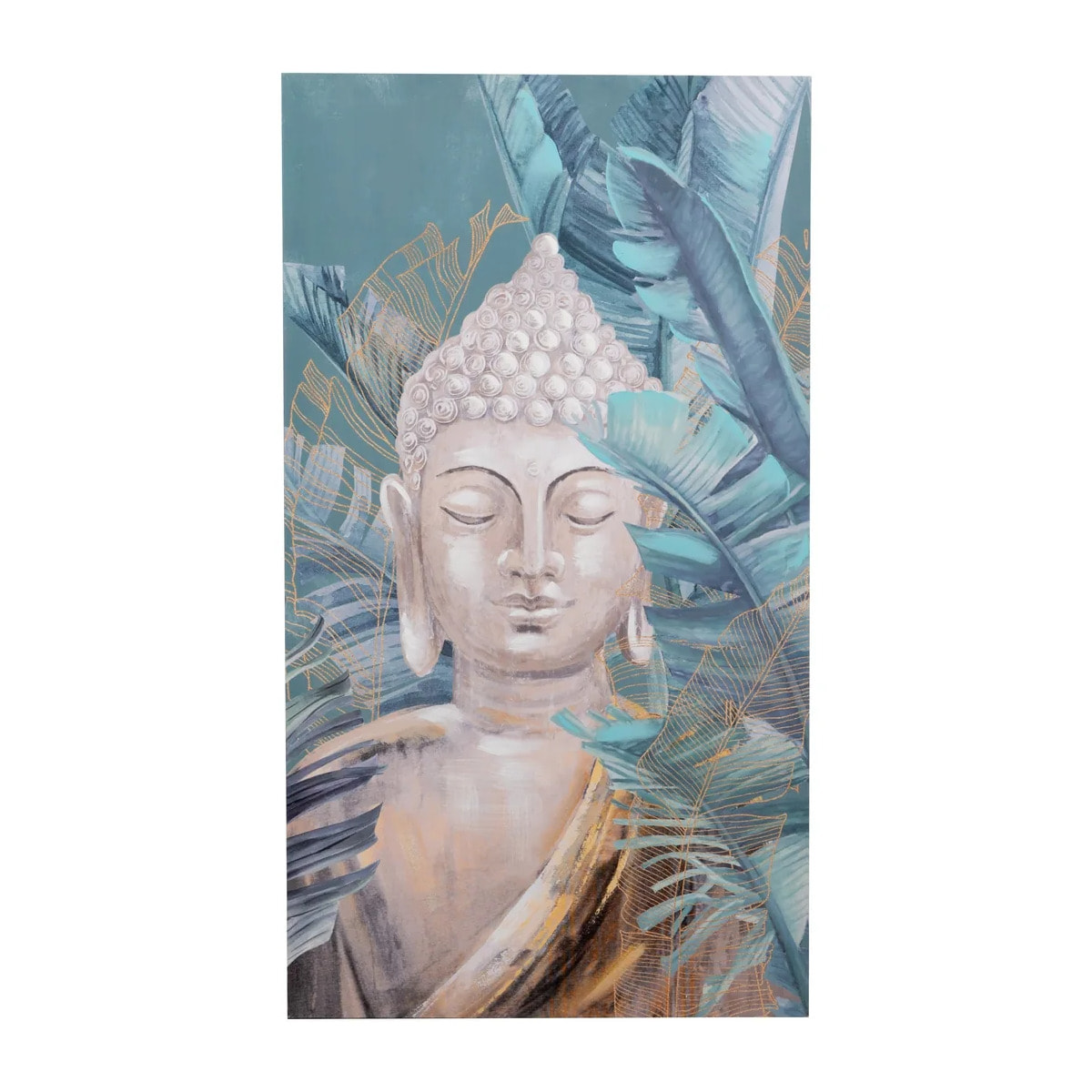 Set 2 Lienzos Budha 50x3x90 Cm
