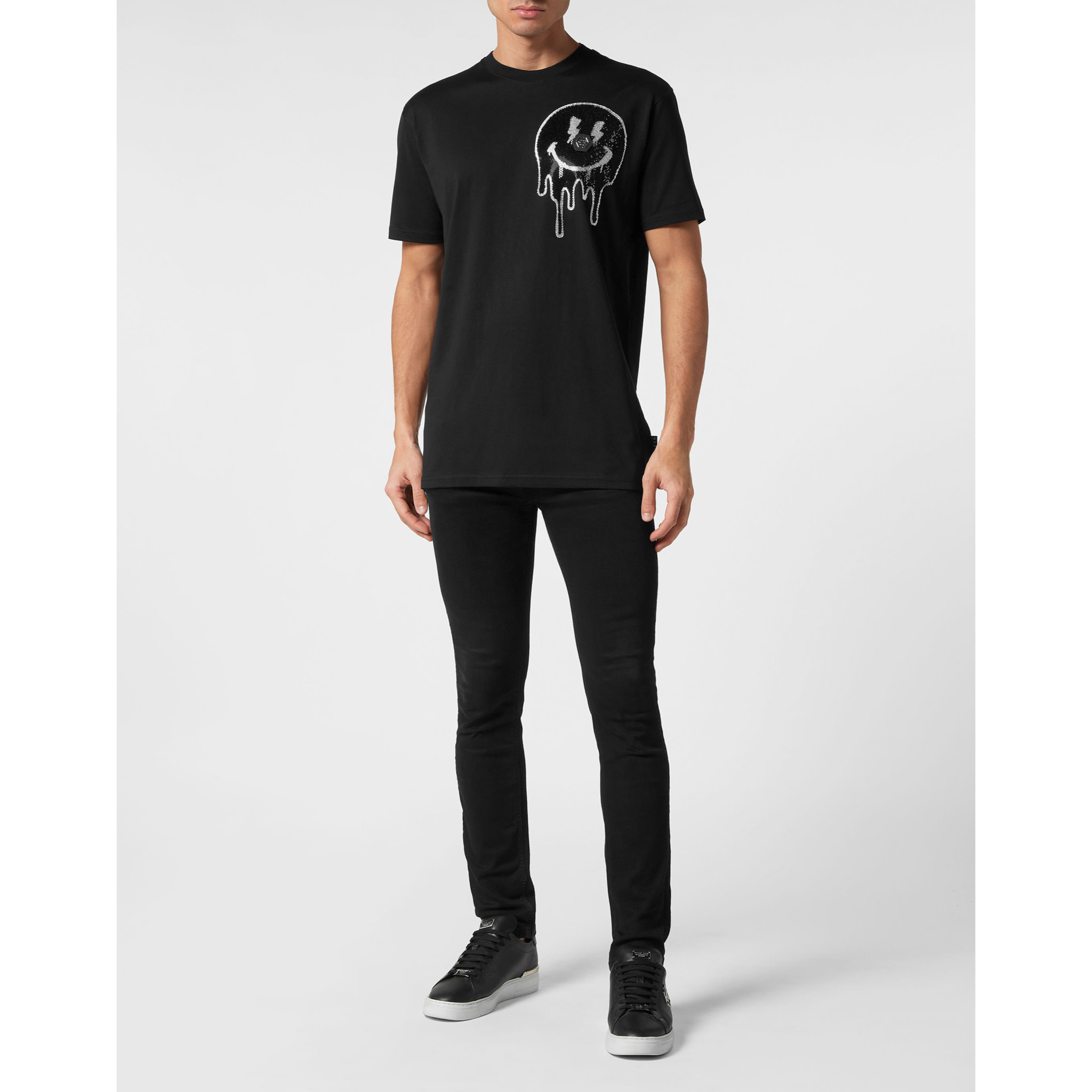 PHILIPP PLEIN T-Shirt Round Neck SMILE