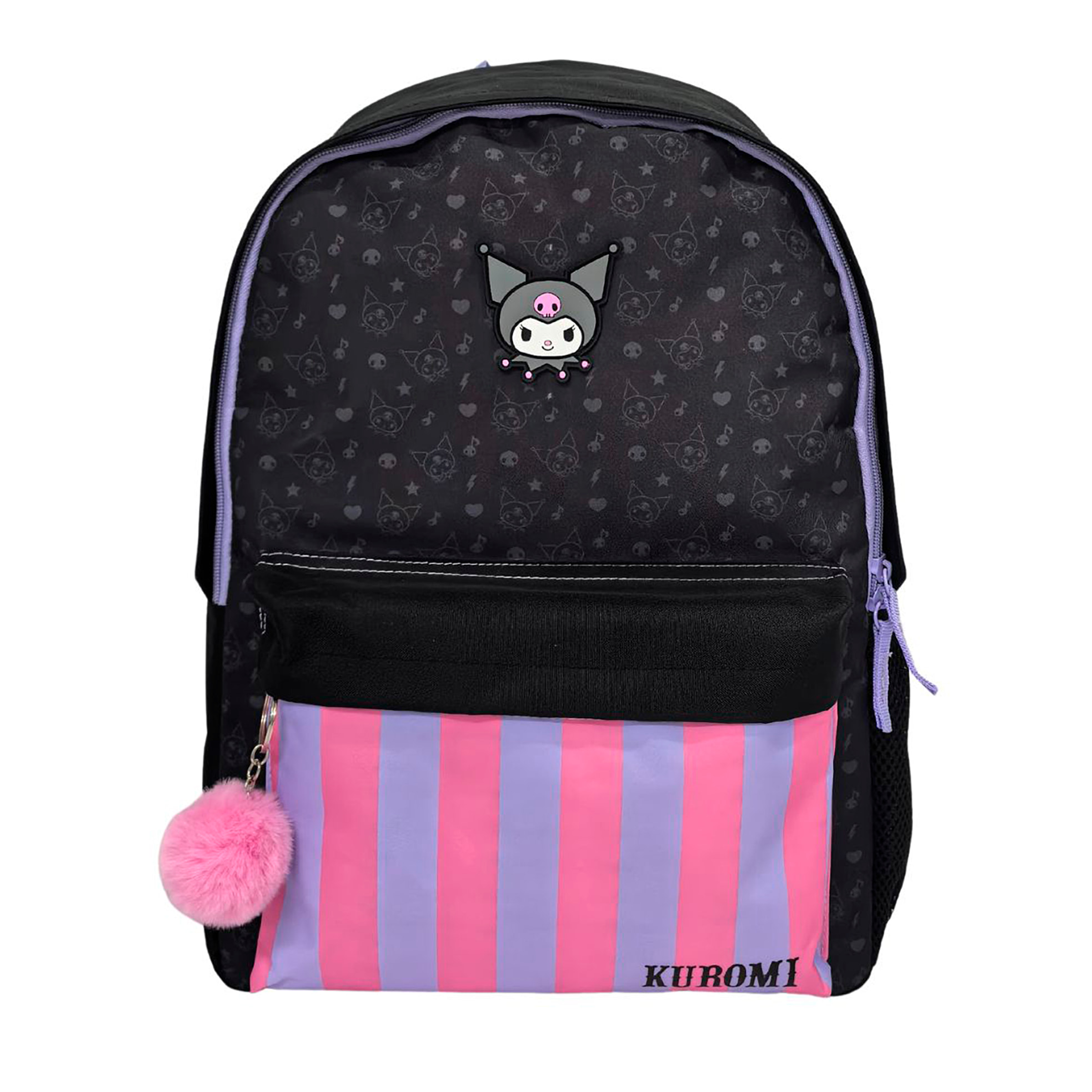 Kuromi Mochila Americano adaptable a carro.