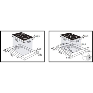 Plaque induction SAUTER SPI9362B
