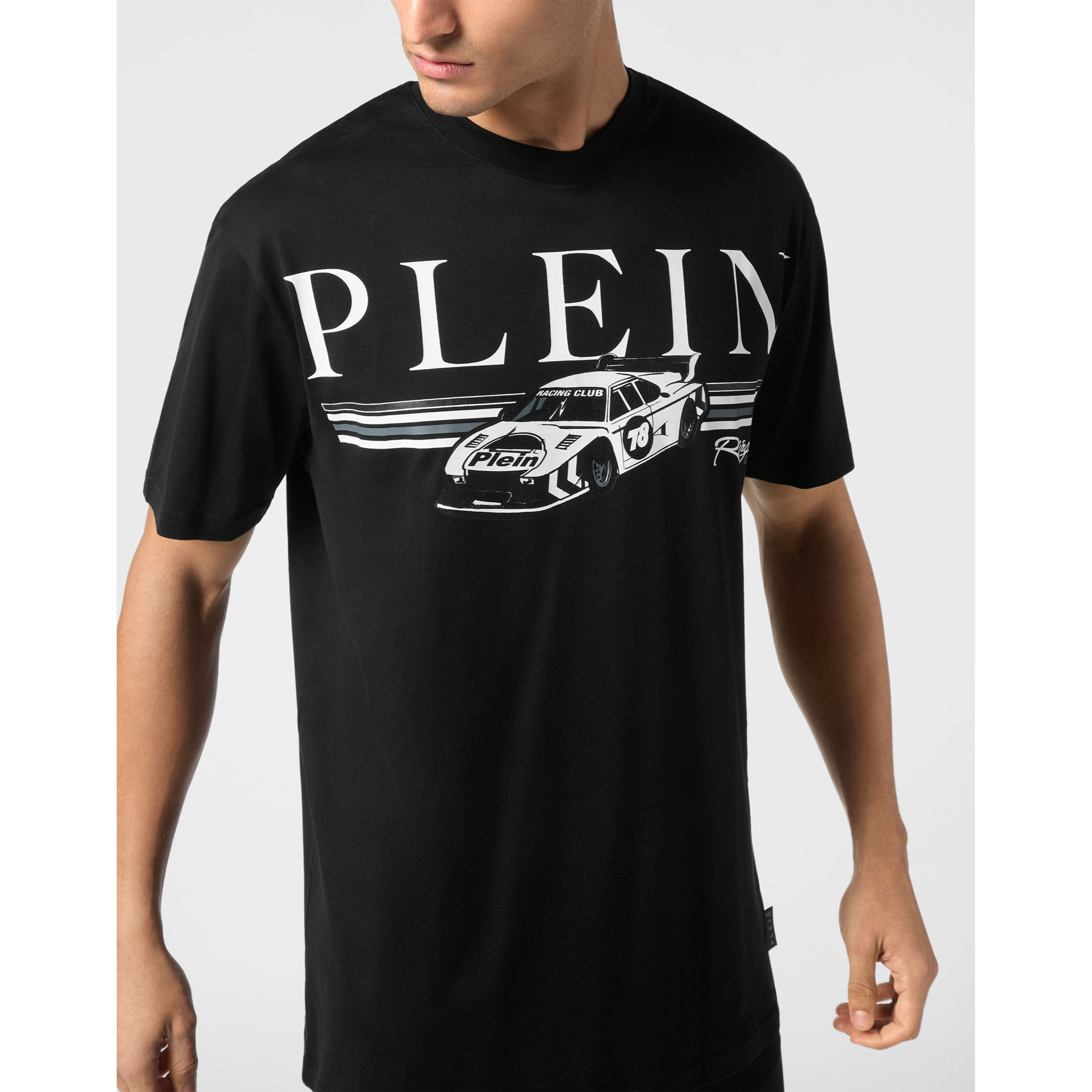 PHILIPP PLEIN Camiseta Cuello Redondo RACING